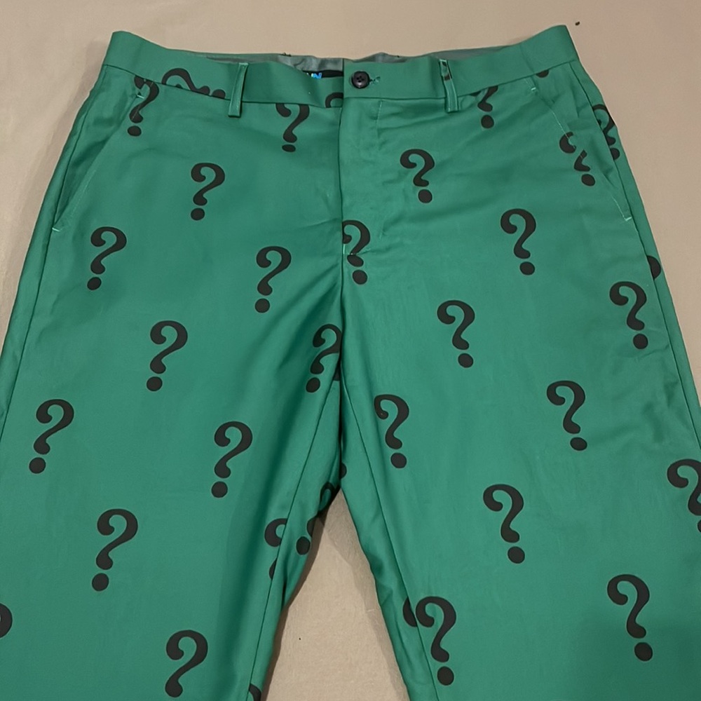 BATMAN FUN FUN  Super Cute  Green color Mens Pants size 34”